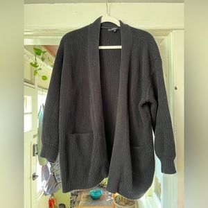 Quince 100% Organic Cotton Oversized Cardigan - L